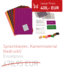 Sprachkaesten, Kartenmaterial (bedruckt)